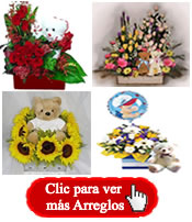 ramos, Flores, arreglos florales con osos enviar a Bogotá D.C,